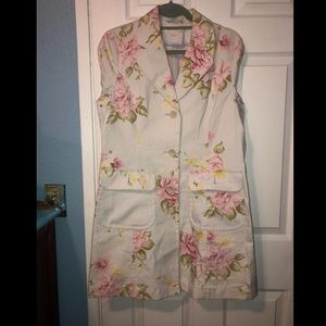 Pink flower coat 12